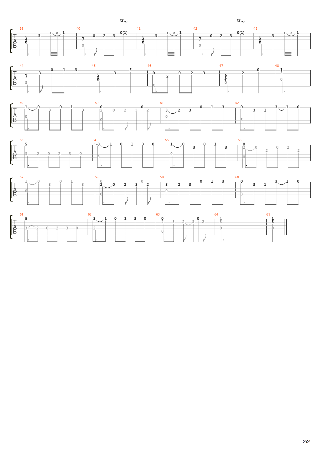 Folias吉他谱