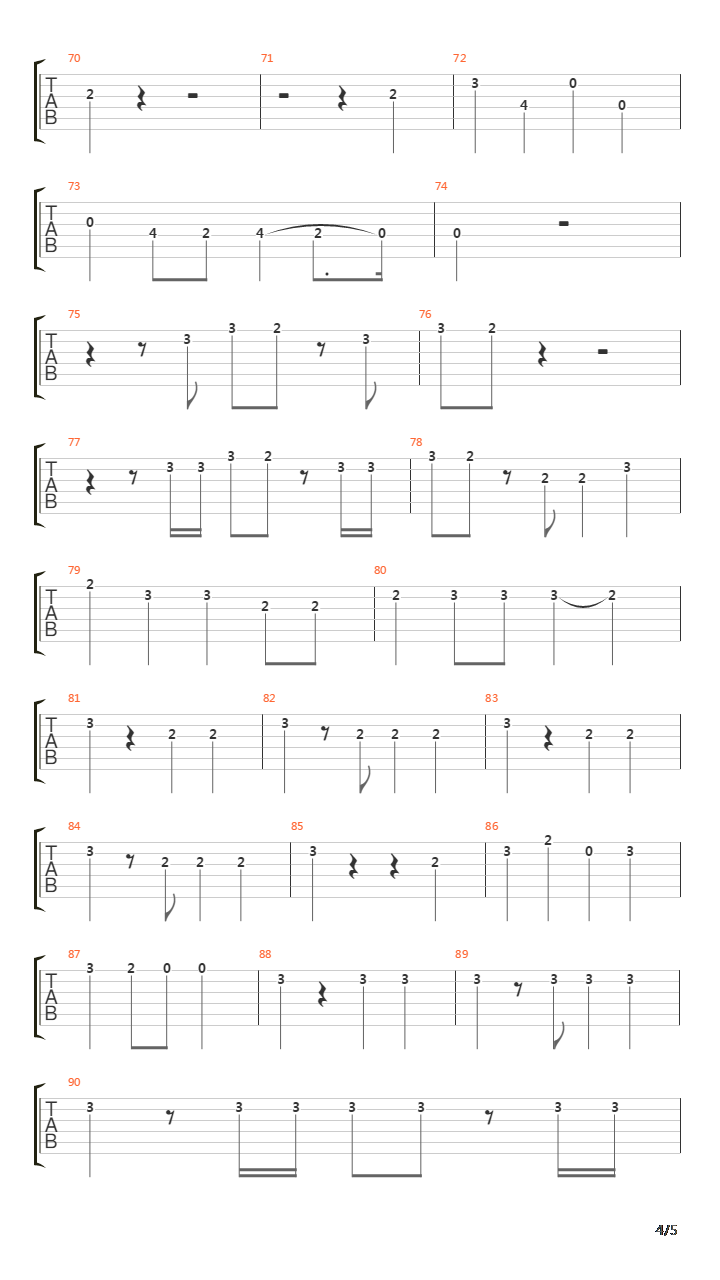 Hallelujah吉他谱