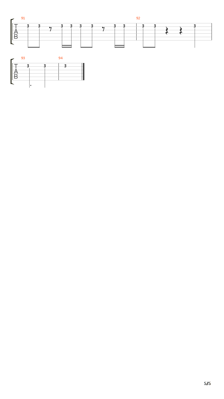 Hallelujah吉他谱