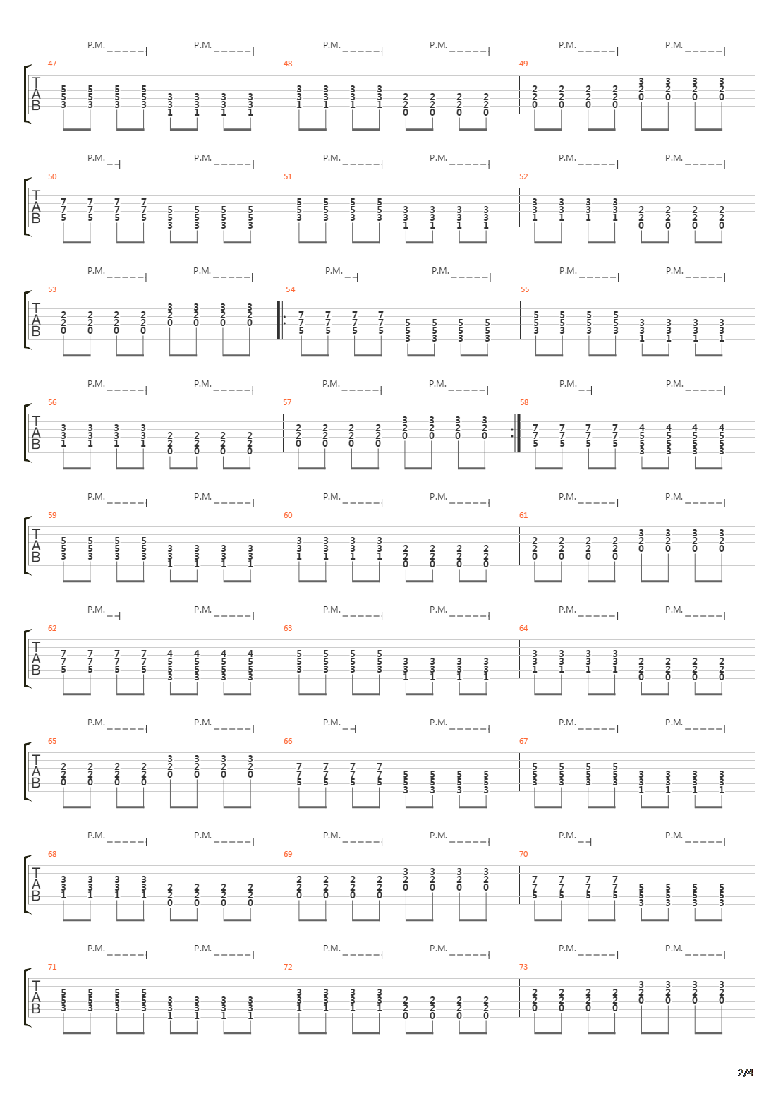 Passacaglia吉他谱