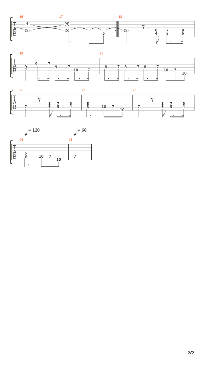 A Pantera Cor De Rosa吉他谱