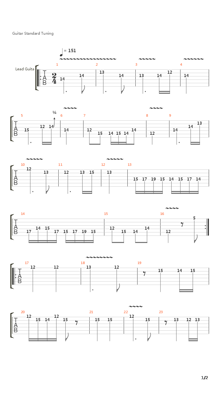 Hungarian Dance No 5吉他谱