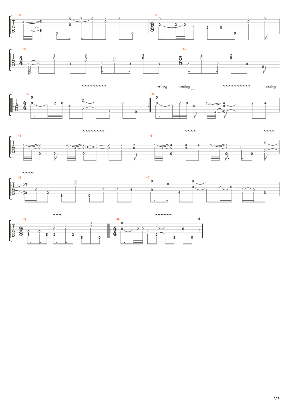 Black Mountain Side吉他谱