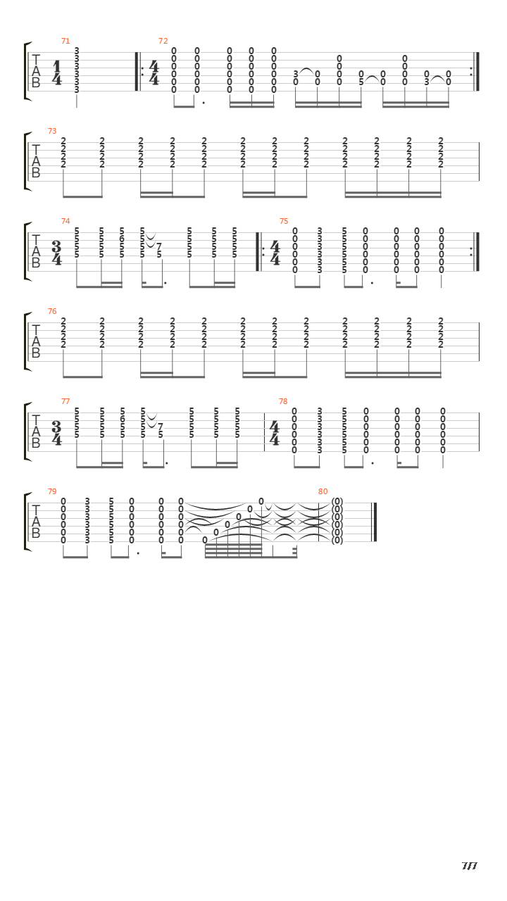 Bron Y Aur Stomp吉他谱