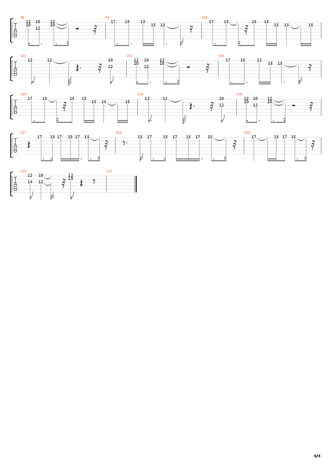 Candy Store Rock吉他谱