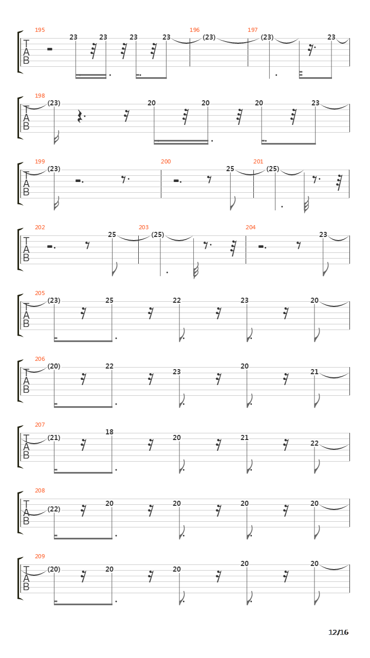 5th Symphony吉他谱