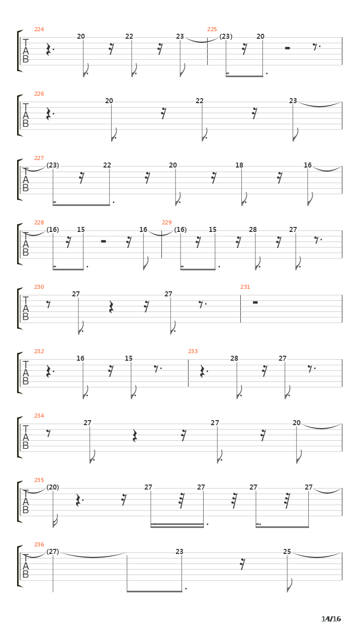 5th Symphony吉他谱