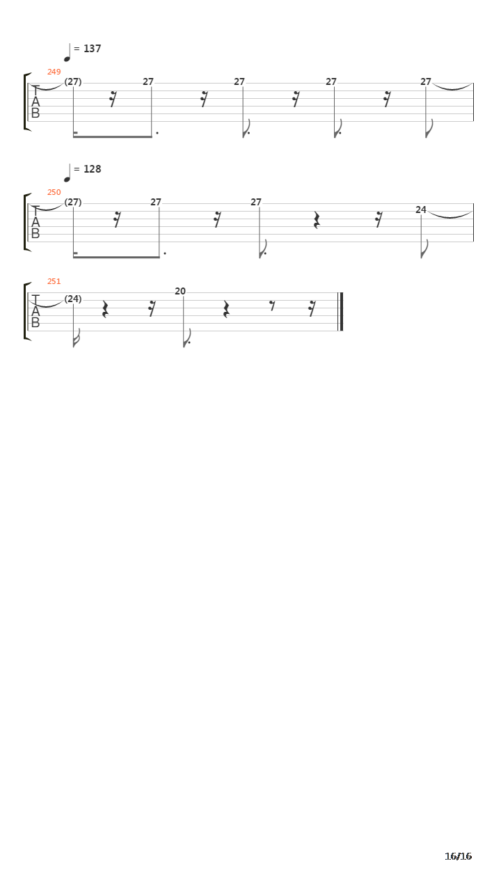 5th Symphony吉他谱