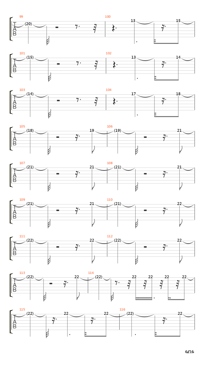 5th Symphony吉他谱