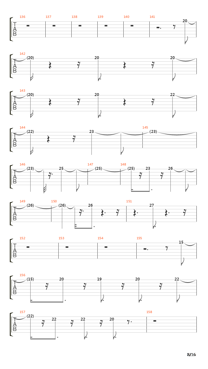 5th Symphony吉他谱