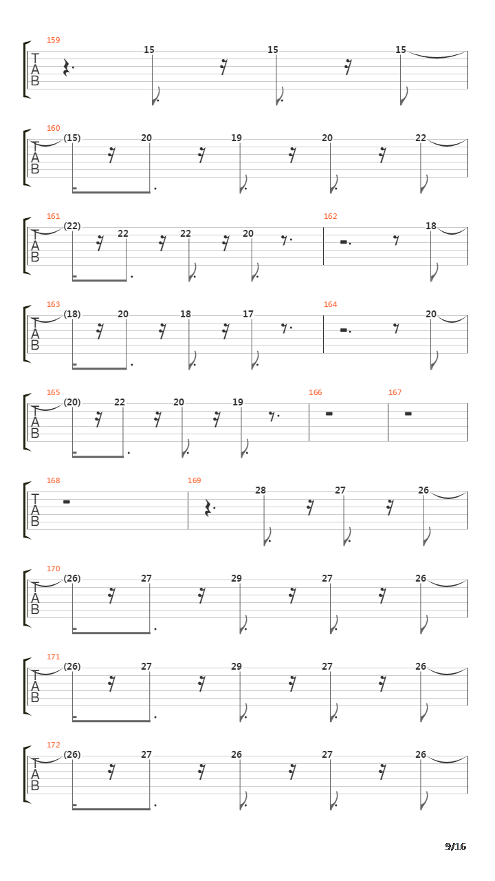 5th Symphony吉他谱