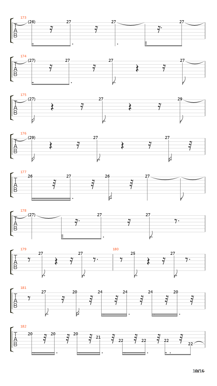 5th Symphony吉他谱