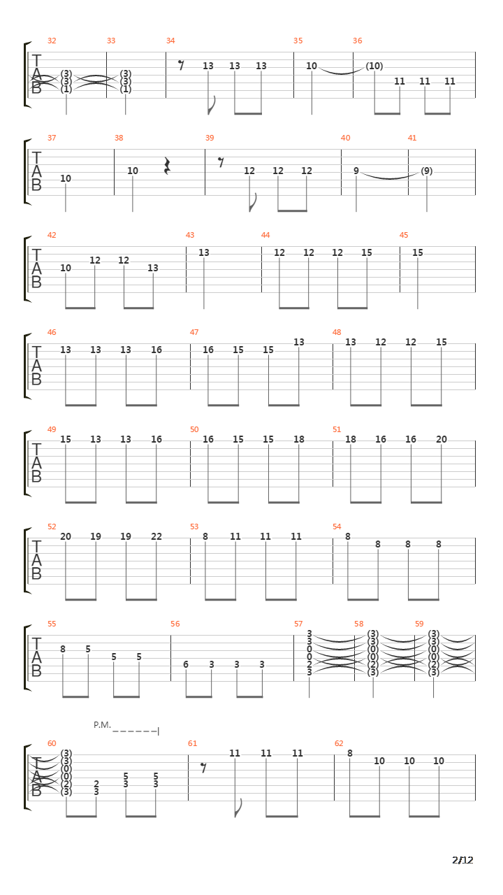 5th Symphony吉他谱