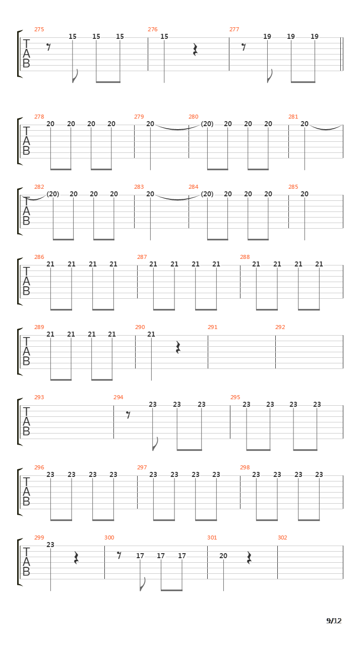 5th Symphony吉他谱