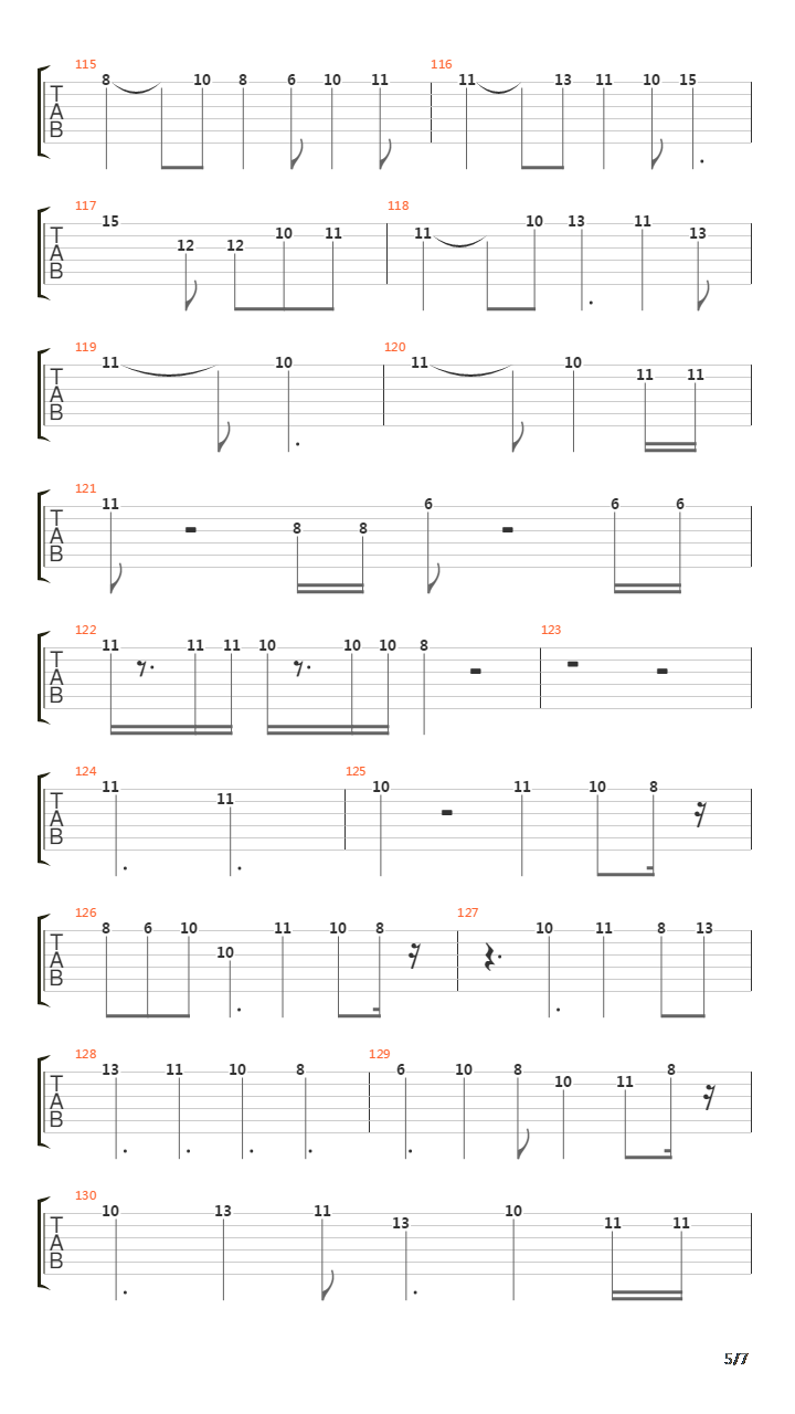 9th Symphony 3rd Movement Adagio吉他谱