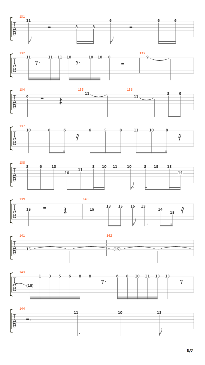 9th Symphony 3rd Movement Adagio吉他谱