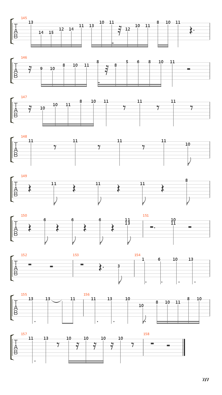 9th Symphony 3rd Movement Adagio吉他谱