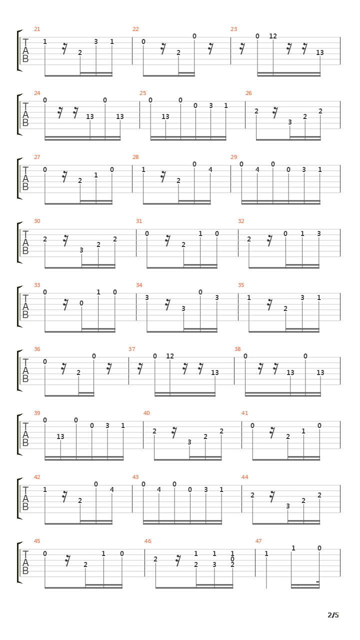 La Lettre Elise吉他谱