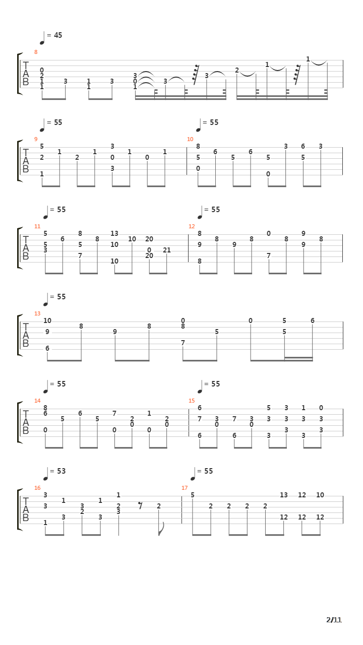 Pathetique Sonata - 2nd Movement吉他谱