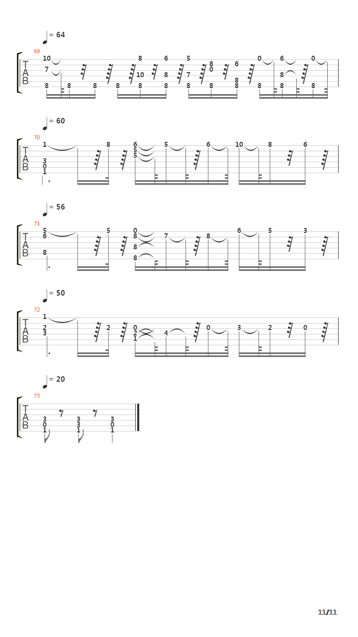 Pathetique Sonata - 2nd Movement吉他谱