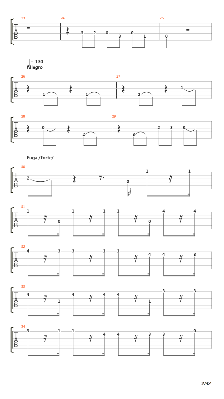 String Quartet 13th - Grosse Fuge Op 133吉他谱