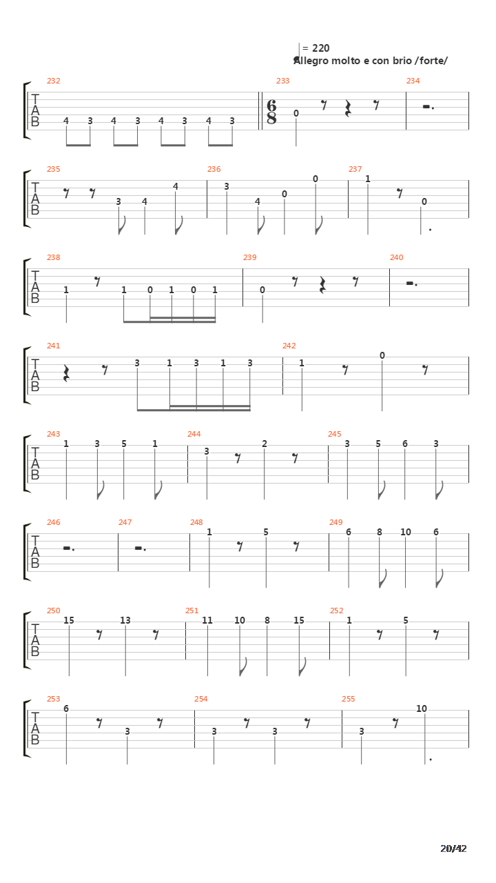 String Quartet 13th - Grosse Fuge Op 133吉他谱