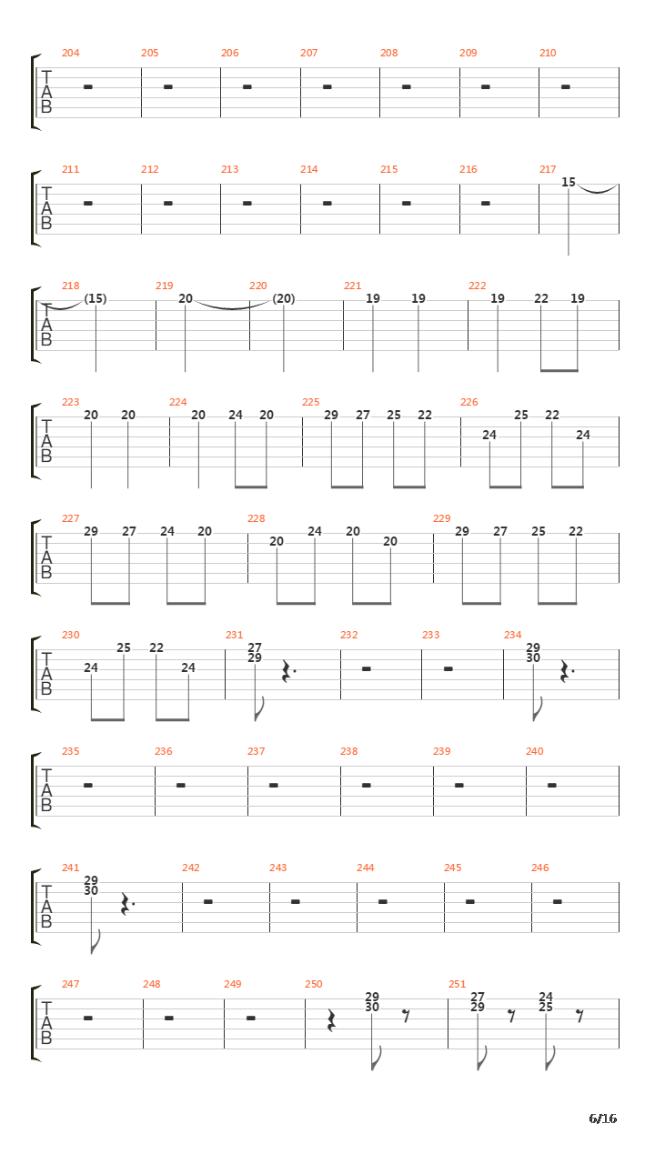 Symphony No 6 Pastoral I Allegro Ma Non Troppo吉他谱