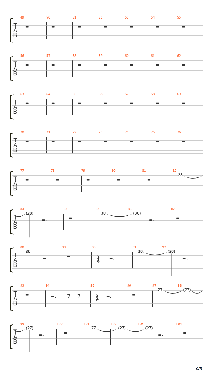 Symphony No 6 Pastoral Iv Gewitter - Sturm吉他谱