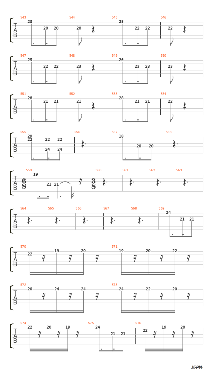 Symphony No 9 In D Minor Op 125吉他谱
