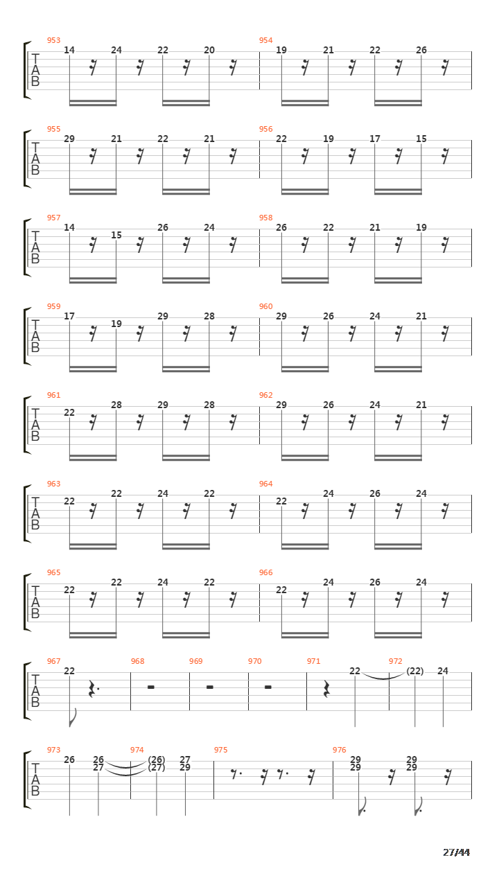 Symphony No 9 In D Minor Op 125吉他谱