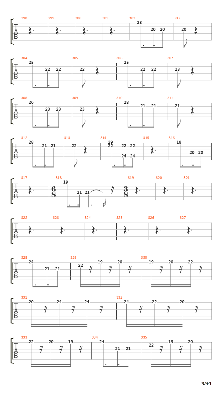 Symphony No 9 In D Minor Op 125吉他谱
