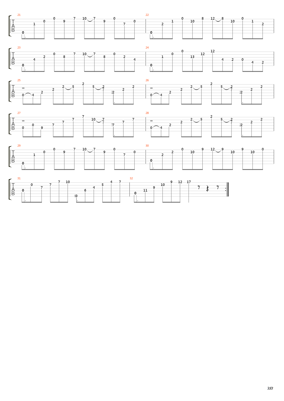 Allegro Brillante吉他谱