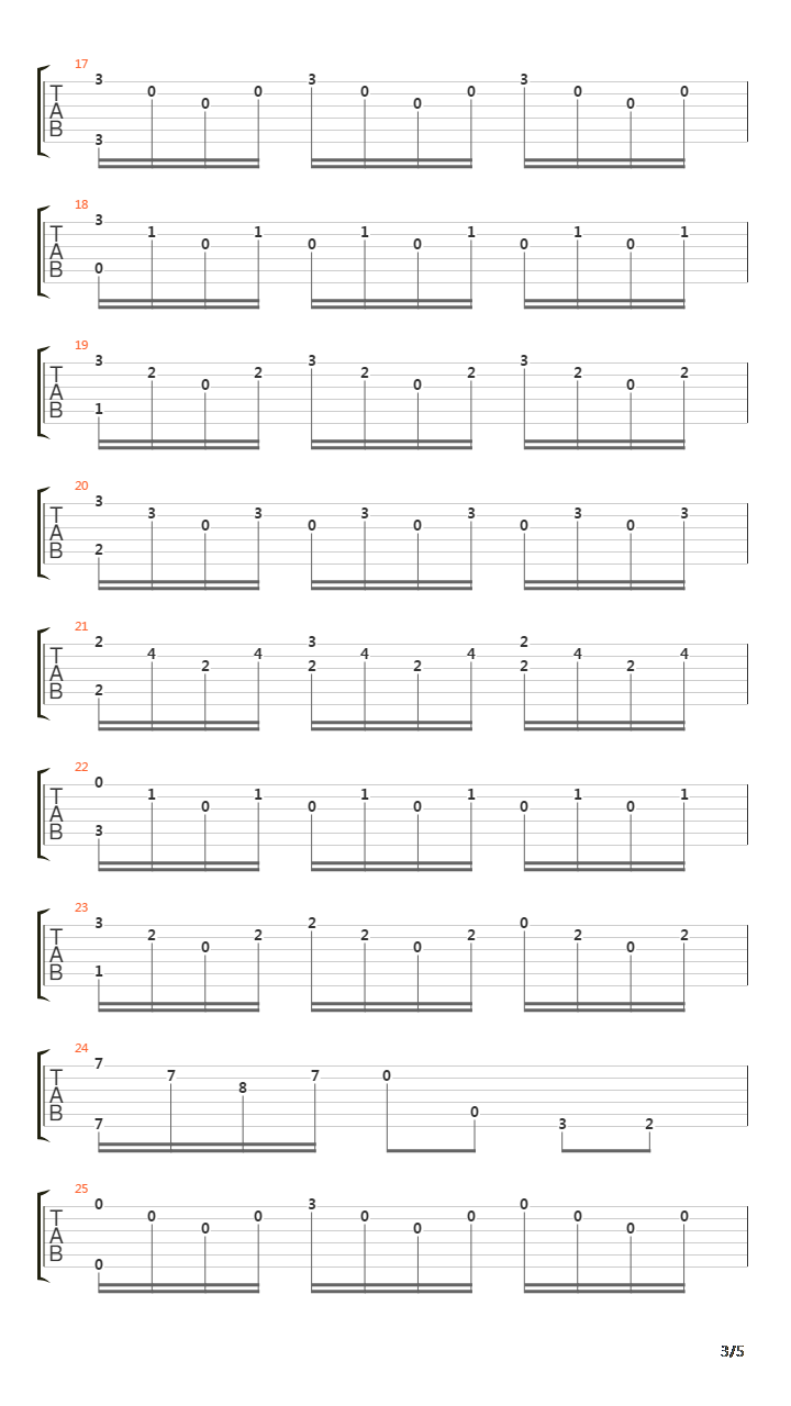 Op 60 No 19 Etude In Em吉他谱