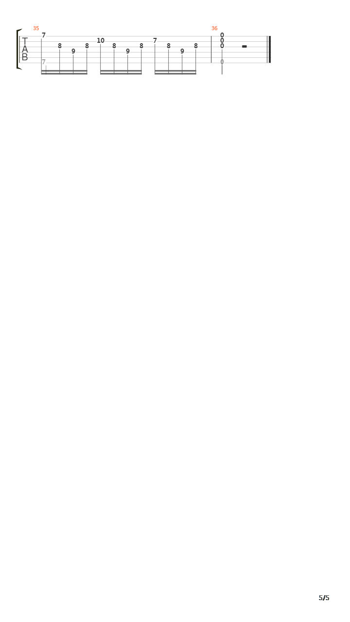 Opus 60 No19 Romance In E Minor吉他谱