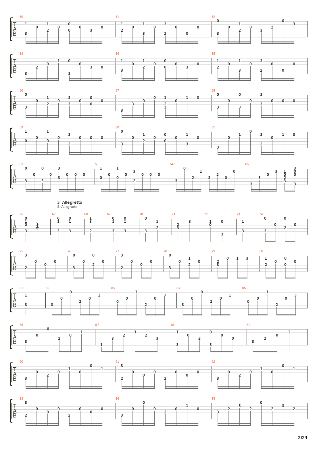 32 Easy Pieces For Guitar Opus 30吉他谱