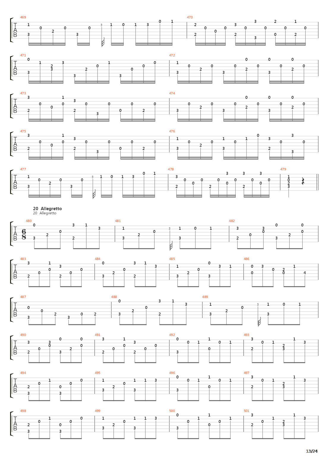 32 Easy Pieces For Guitar Opus 30吉他谱