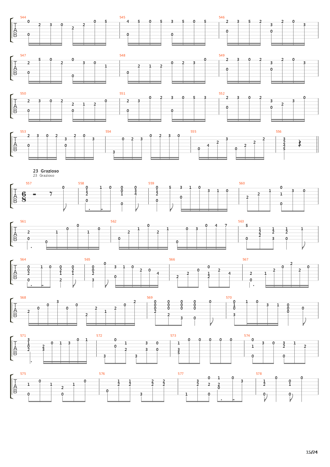 32 Easy Pieces For Guitar Opus 30吉他谱