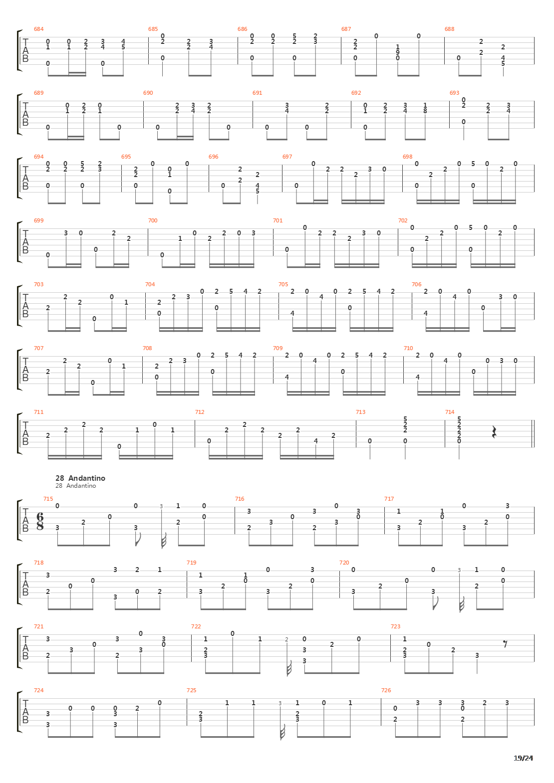 32 Easy Pieces For Guitar Opus 30吉他谱