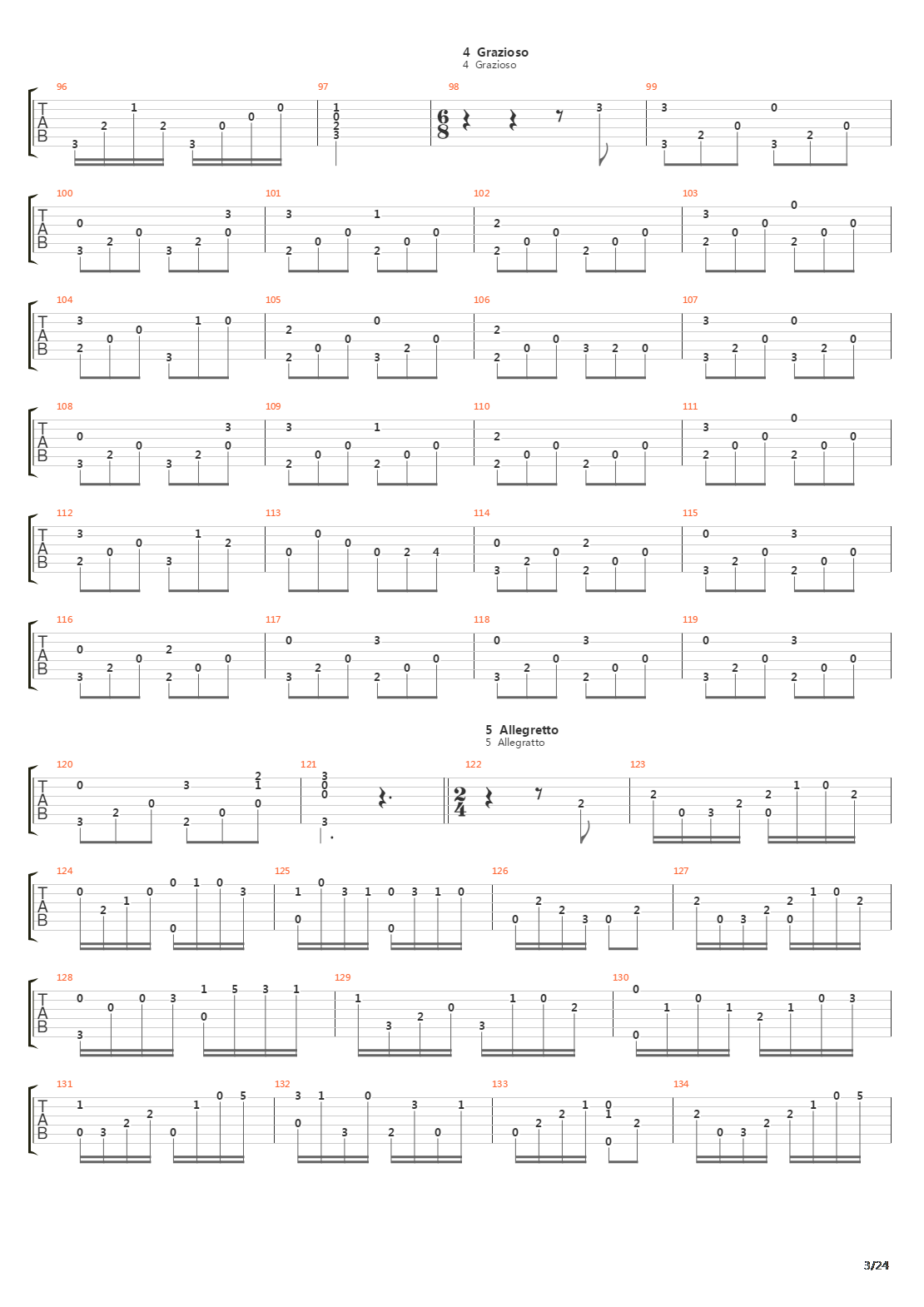 32 Easy Pieces For Guitar Opus 30吉他谱