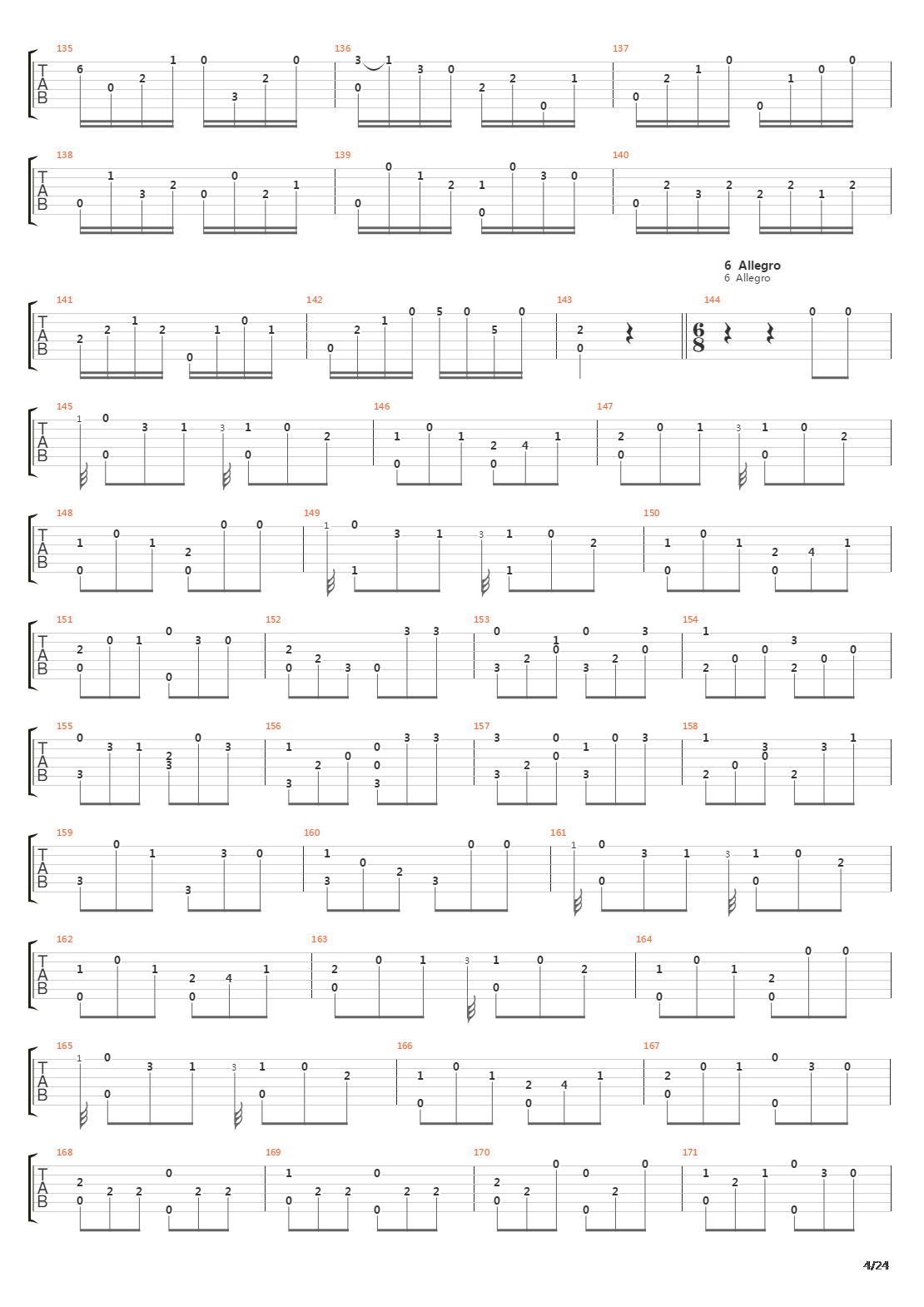 32 Easy Pieces For Guitar Opus 30吉他谱