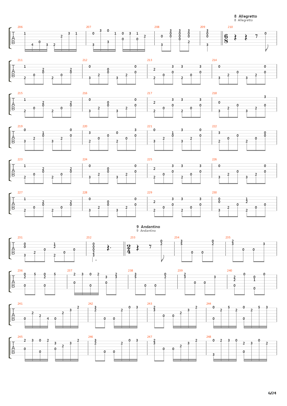 32 Easy Pieces For Guitar Opus 30吉他谱