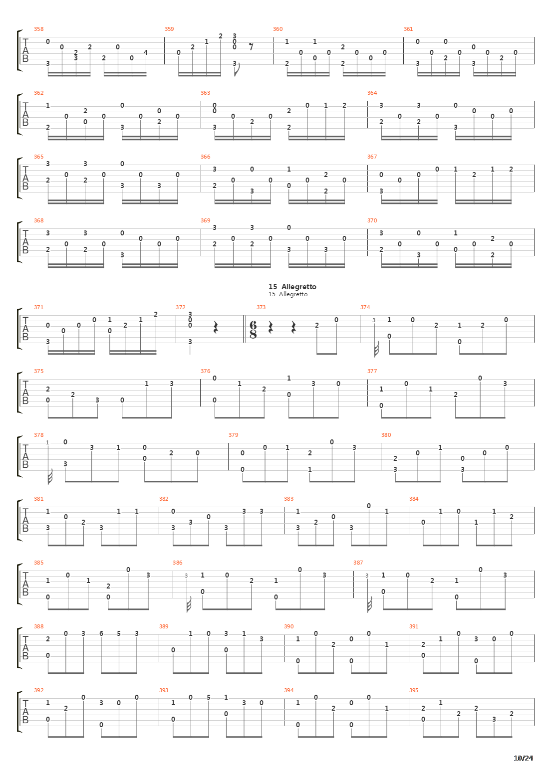 32 Easy Pieces For Guitar Opus 30吉他谱