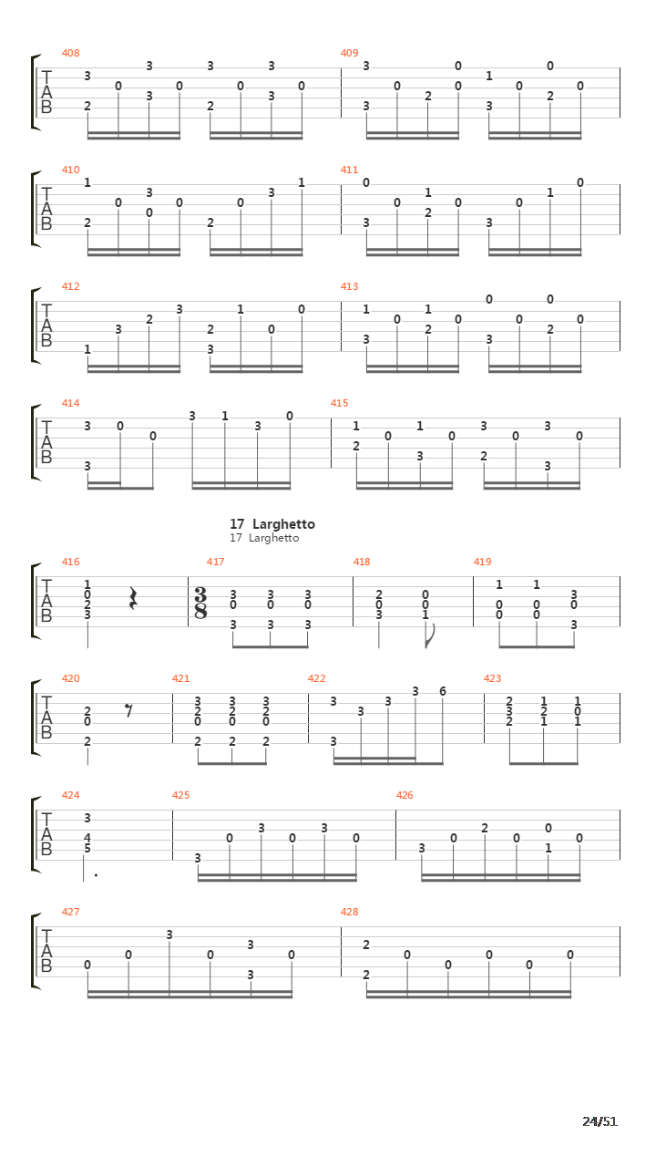 32 Easy Pieces For Guitar Opus 30吉他谱