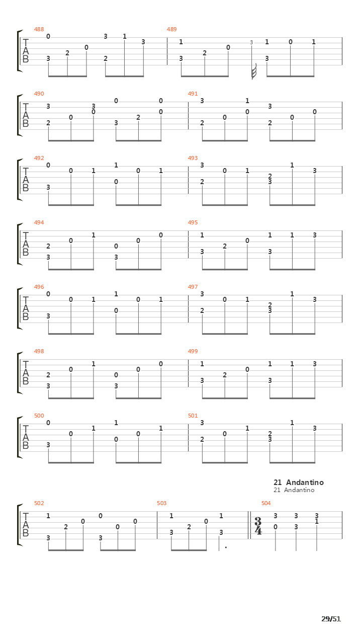 32 Easy Pieces For Guitar Opus 30吉他谱