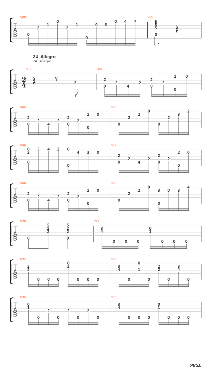 32 Easy Pieces For Guitar Opus 30吉他谱