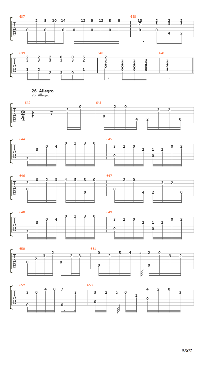 32 Easy Pieces For Guitar Opus 30吉他谱