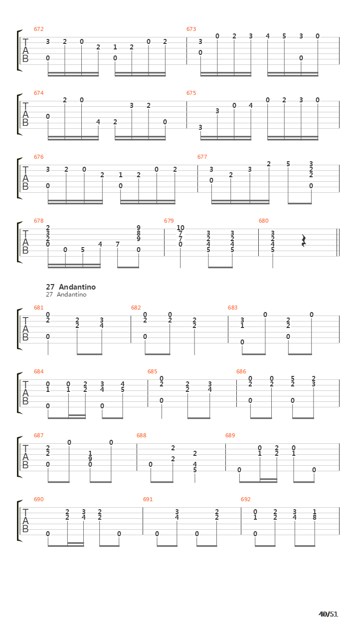 32 Easy Pieces For Guitar Opus 30吉他谱