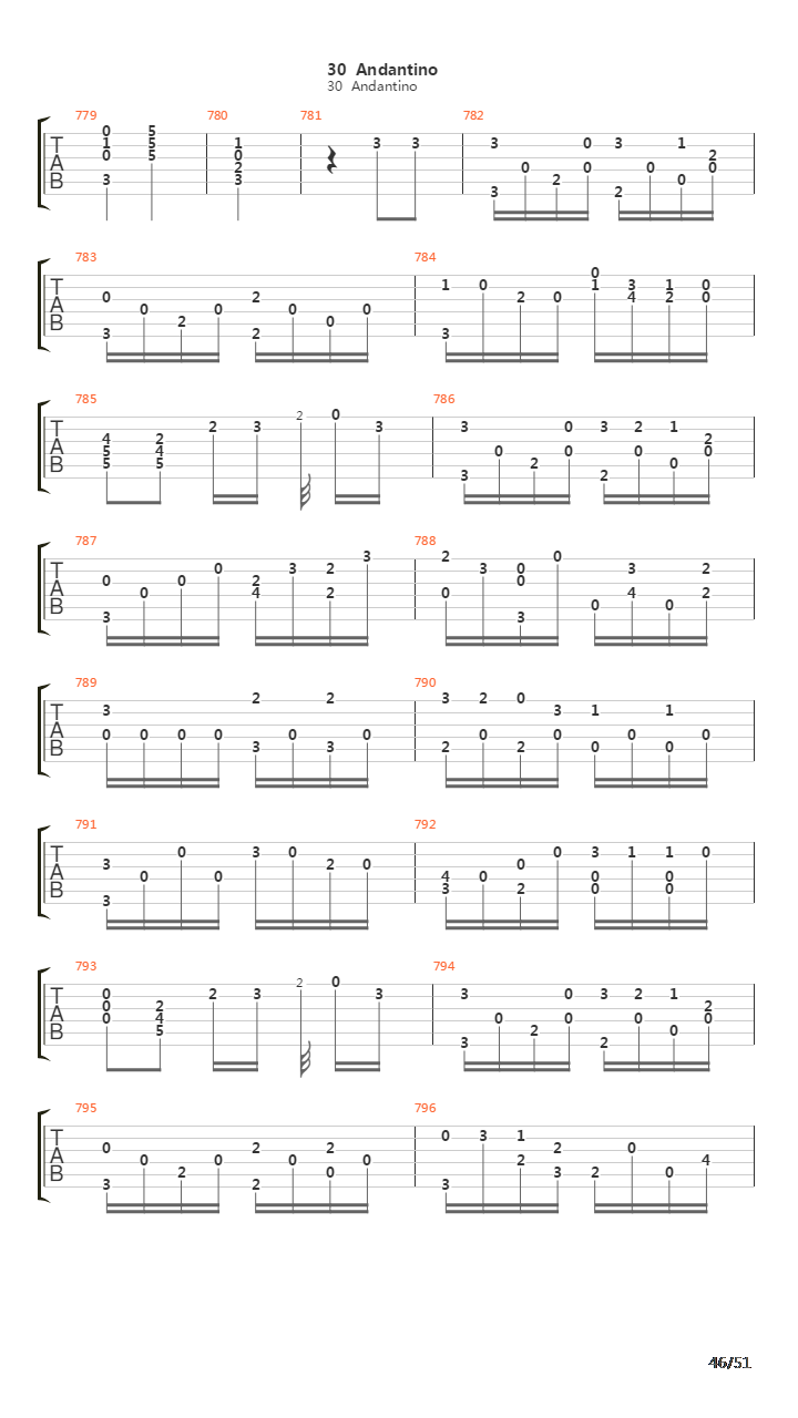 32 Easy Pieces For Guitar Opus 30吉他谱