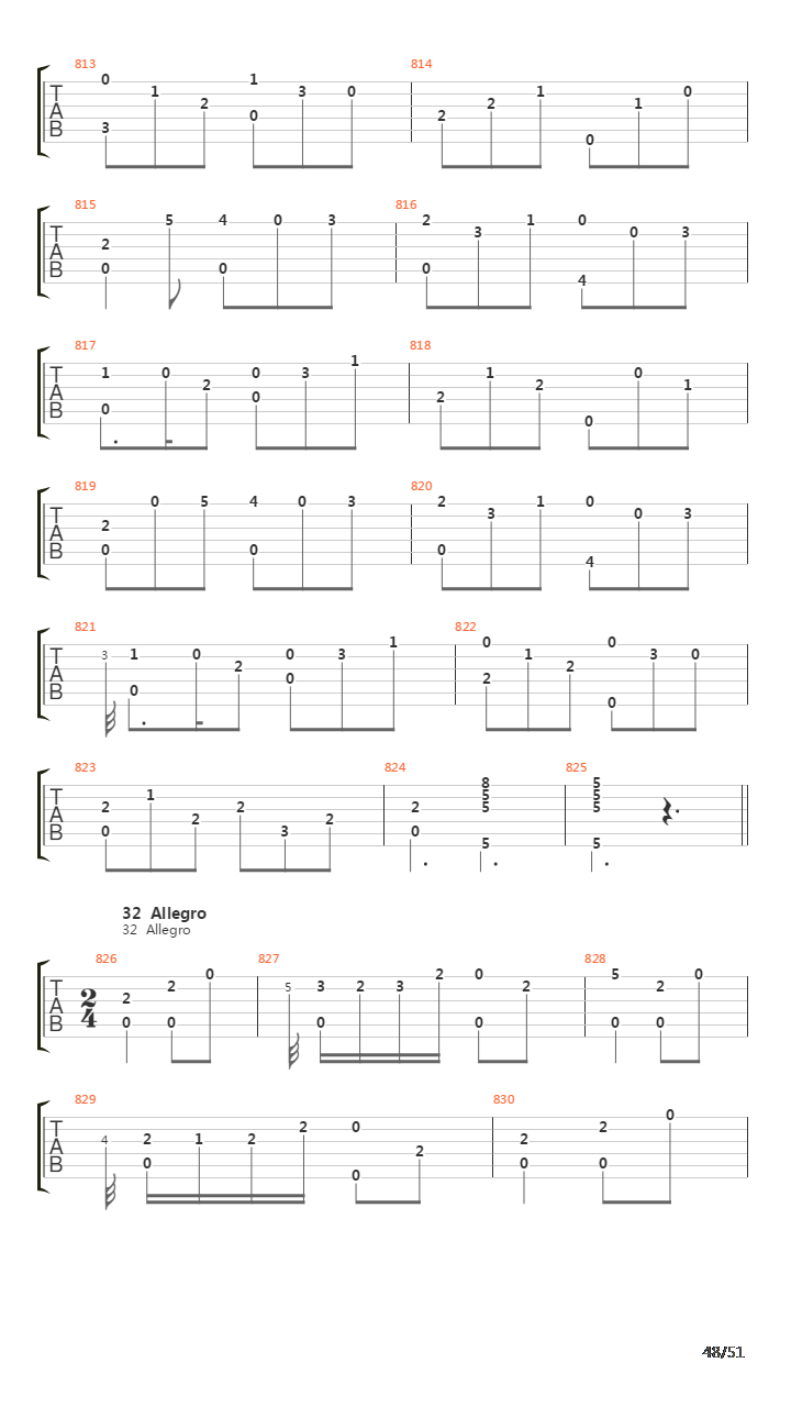 32 Easy Pieces For Guitar Opus 30吉他谱