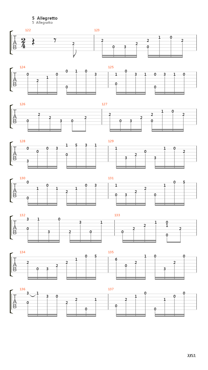 32 Easy Pieces For Guitar Opus 30吉他谱